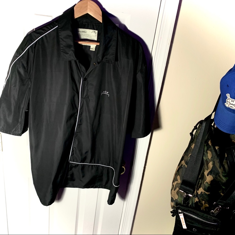 A-COLD-WALL* Nylon Reflective Polo Shirt